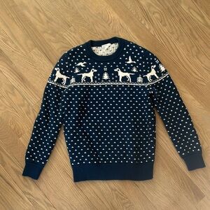 Crewcuts boys’ dog fair isle sweater, size Large (10-11)